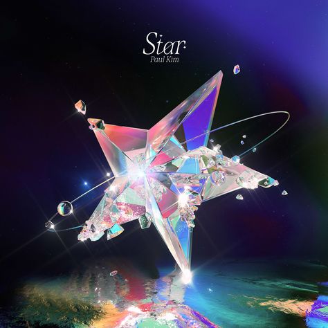 Paul Kim - Star (3rd Mini Album) Albumcover Artwork on Behance New Year Logo, Crystal Illustration, Paul Kim, Crystal Texture, Star Illustration, Isometric Illustration, 3d Motion, Graphic Design Fonts, Motion Design Animation