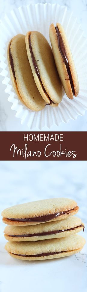 Impress your friends with these Homemade Milano Cookies! They're even better than store-bought and surprisingly simple to make. YUM. Milano Cookie Recipe, Pepperidge Farm Cookies, Milano Cookies, Pepperidge Farm, Delicious Cookies, Oreo Dessert, Summer Dishes, Yummy Desserts, Tea Cakes