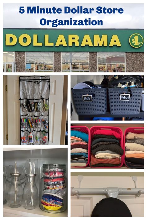 Get organized quickly and on a budget with these great tips and tricks. #dollarstoreorganization #dollarstore #dollarama #dollartree #eastcoastmommy Dollarama Organization, Dugout Organization, Ways To Organize Your Home, Dollar Store Organization, Organization Station, Ways To Organize, Dollar Store Organizing, Organize Your Home, Easy Organization