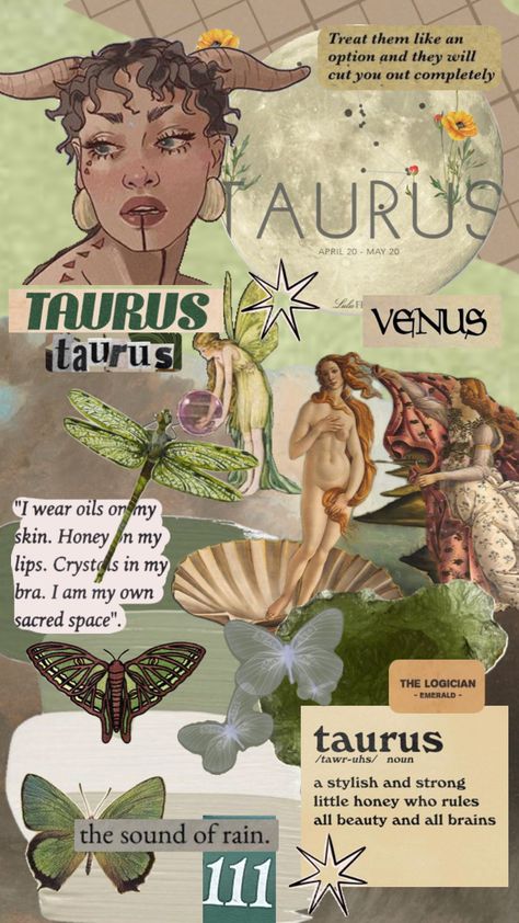 #taurus #nature #wallpaper #art #astrology  #green #aesthetic Taurus Venus Aesthetic Outfit, Taurus Sun Aesthetic, Venus In Taurus Aesthetic, Taurus Wallpaper Aesthetic, Taurus Rising Aesthetic, Taurus Venus Aesthetic, Astrological Aesthetic, Taurus + Core + Aesthetic, Taurus Mood