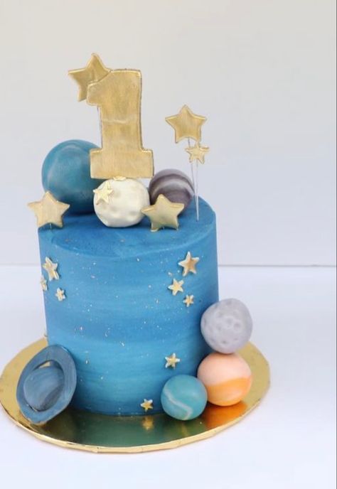 1st Birthday Space Theme Smash Cake, Outer Space First Birthday Cake, First Year Around The Sun Birthday Cake, Space Themed Smash Cake, 1st Trip Around The Sun Cake, Space 1st Birthday Cake, First Trip Around The Sun Smash Cake, Space Cakes Kids Boy Birthday, First Trip Around The Sun Cake Smash