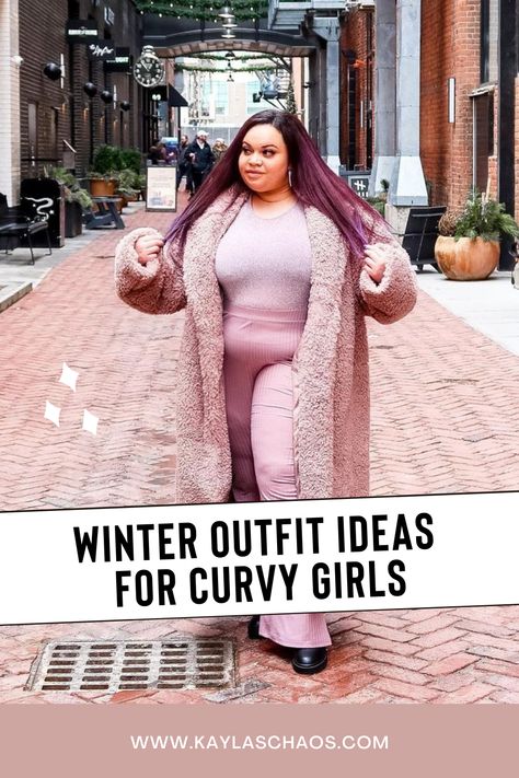 Winter Festival Outfit Plus Size, Plus Size Colorado Outfit, Plus Size Brunch Outfit Winter, Plus Size Snow Outfit, Winter Birthday Outfit Plus Size, Plus Size Baddie Outfits Winter, Plus Size Winter Outfits Casual, Plus Size Winter Outfits Cold Weather, Cold Weather Outfits Baddie