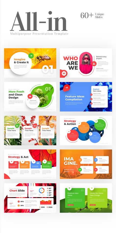 Illustrator Presentation Design, Colorful Ppt Template, Playful Presentation Design, Colorful Powerpoint Template, Ppt Animation Templates, Presentation Design Colorful, Animated Presentation Design, Colorful Presentation Design, Creative Presentation Design Ideas