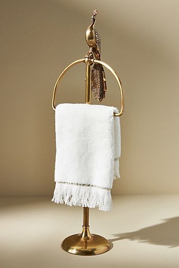 Hand Towel Stand, Towel Stand, Unique Cabinets, Hand Towel Holder, Bhldn Weddings, Decorative Hardware, Bathroom Hardware, Towel Holder, Room Wall Decor