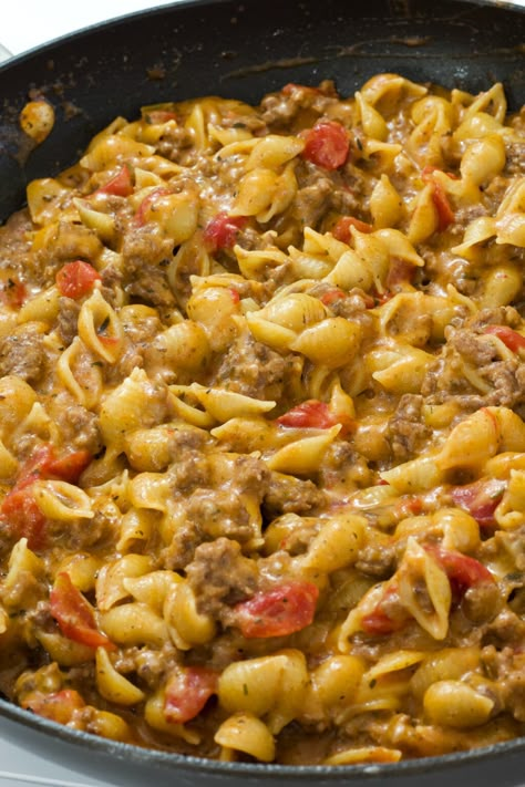 Tomato Beef Macaroni, Ground Beef Hamburger Helper, Best Hamburger Helper Recipe, Hamburger And Tomato Sauce Recipes, Ground Beef And Marinara Recipes, Homemade Hamburger Helper Cheesy Italian Shells, Recipes With Tomato Sauce Dinners, Cheesy Hamburger Helper, Home Made Hamburger Helper Beef