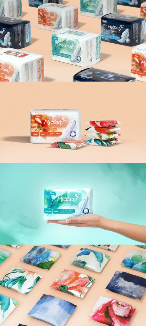 Sanitary Pads Product Photography, Sanitary Napkin Ads, Sanitary Pad Packaging Design, Sanitary Pads Packaging Design, Sanitary Napkin Packaging Design, Sanitary Pads Photography, Napkin Packaging Design, Sanitary Pad Packaging, Sanitary Pads Packaging