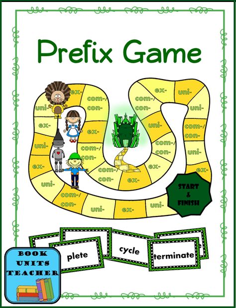 Your students will enjoy this FREE trail game which practices the prefixes con-/com/, uni-, and ex. Prefixes And Suffixes Games, Prefix Activities, Prefix Games, Prefixes Activities, Education Vocabulary, Suffix Activities, Teaching Prefixes, Cool Science Projects, Suffixes Worksheets