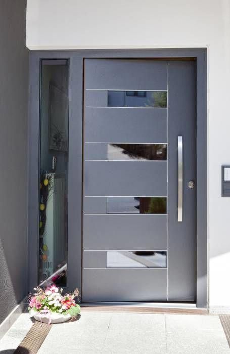 Aluminium Bedroom Doors, Aluminium Door Design, House Entrance Doors, Vstupná Hala, Modern Entrance Door, Modern Exterior Doors, Contemporary Front Doors, تصميم داخلي فاخر, Home Door Design