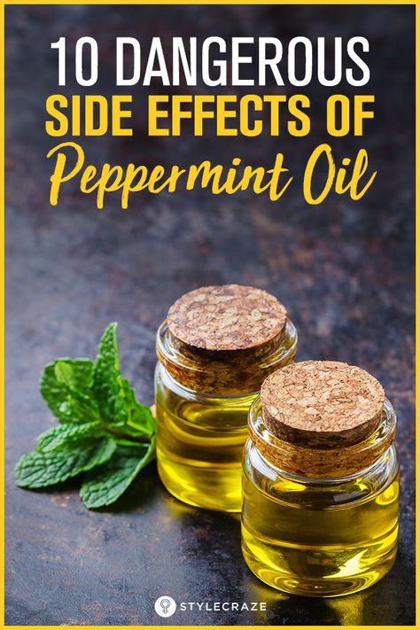 10 Side Effects Of Peppermint Oil: Peppermint oil is well admired for the calming benefits it renders. But, have you ever thought that it can also cause side effects. Here is a list of the side effects of peppermint oil could possibly have on your health. #peppermint #healthcare Pepermint Oil, Peppermint Essential Oil Uses, Peppermint Oil Uses, Peppermint Oil Benefits, Peppermint Tea Benefits, Peppermint Plants, Essential Oil Benefits, Peppermint Tea, Peppermint Oil