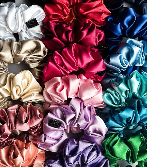 Treat yourself to the ultimate hair care indulgence with our satin scrunchies! 🎀✨ With 19 stunning colors to choose from, there’s a perfect shade to match every mood and outfit. These beauties are not just accessories—they’re a statement piece that blends comfort and style seamlessly. Which color is your favorite? 🌈 #satinscrunchie #hairgoals #luxurylifestyle #fashion #beauty #haircare #colorpalette #selfcare #scrunchielove #BLUVVCo Luxury Hair Accessories, Satin Scrunchies, Luxury Hair, Hair Game, All Hair Types, Damaged Hair, Hair Types, Elegant Gift, Hair Accessory