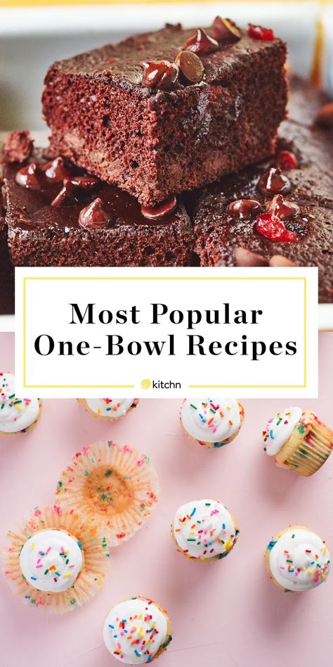 Our Most Popular One-Bowl Desserts | Kitchn Bowl Desserts, Supper Bowl, Homemade Rice Pudding, Homemade Chocolate Chips, Homemade Chocolate Chip Cookies, Cookie Brownie Bars, Cookies Brownies, Bowl Recipes, Just Bake