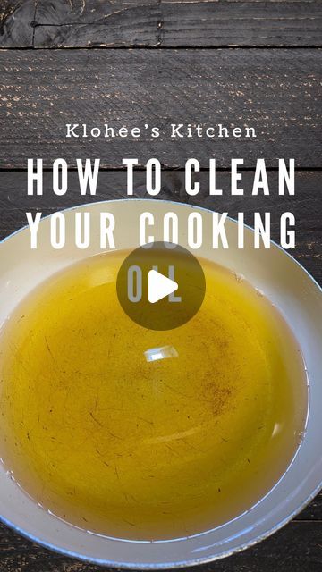 Grease Cleaning Hacks, How To Clean Cooking Oil, Clean Cooking Oil, Cleaning Grease, Kitchen Hack, How Do You Clean, Clean Cooking, Fried Food, Cooking Oil