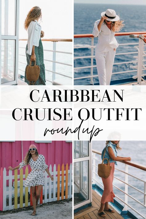 Cute Cruise Outfits For Women Tropical, Cruise Pool Outfit, Embarkment Day Outfit, Chic Cruise Outfits, Caribbean Cruise Outfits 7 Day 2023, Tropical Cruise Outfits, Beach Dresses With Sleeves, Mediterranean Cruise Outfits Spring, Mid Size Cruise Outfits