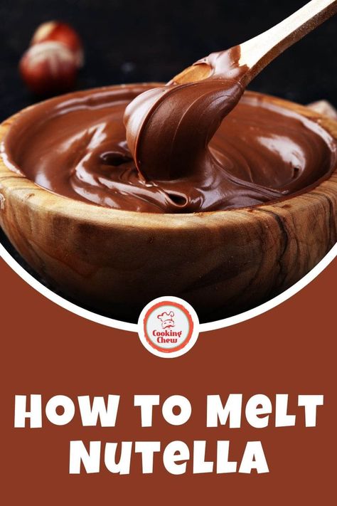 How to melt Nutella – 3 techniques you need to know! What #yummy will you make today? Nutella Drizzle How To Make, How To Melt Nutella, Nutella Dipping Sauce, Nutella Ideas, Nutella Drizzle, Nutella Sauce, How To Make Nutella, Nutella Recipes, Dipping Sauce