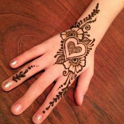 125 Stunning Yet Simple Mehndi Designs For Beginners|| Easy And Beautiful Mehndi Designs With Images | Bling Sparkle Beginners Henna Designs, Whole Hand Henna, Inai Simple Cantik, Matching Henna Designs, Simple Mehndi Patterns, Simple Henna Patterns, Henne Tattoo, Inai Pengantin, Tato Jari