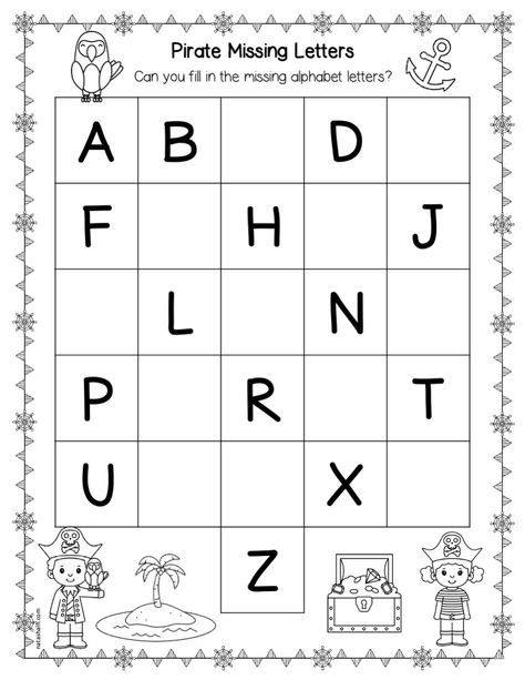 Fill In The Alphabet Worksheets, Write Missing Alphabet Worksheet, Fill In Missing Letters Worksheets, Fill In The Missing Letter Worksheets, Missing Letters Worksheet, Letter Worksheets Kindergarten, Lkg Worksheets, Teach The Alphabet, Alphabet Capital Letters