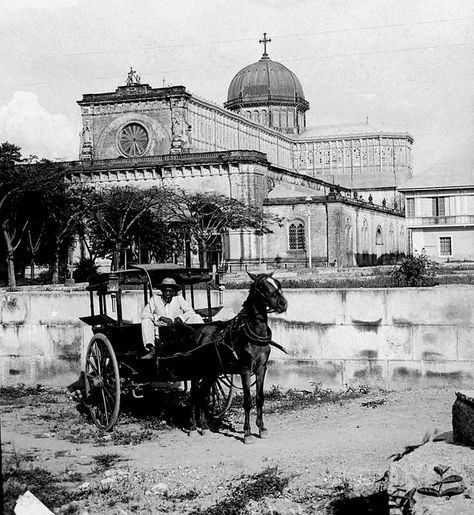 Cochero History Philippines, Historical Philippines, Philippines Pictures, Old Manila, Manila Cathedral, Colonial Philippines, Filipino History, Intramuros Manila, Vintage Philippines