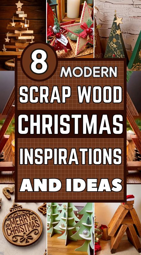 Rustic Christmas Crafts Diy, What To Do With Scrap Wood, Wood Christmas Ideas, Pallet Christmas Projects, Scrap Wood Christmas Projects, Easy Primitive Crafts, Scrap Wood Christmas, Wood Christmas Projects, Birch Wood Crafts