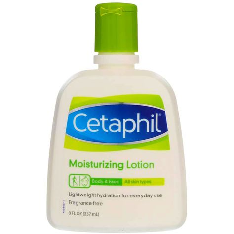 CETAPHIL Moisturizing Lotion is a lightweight and fast absorbing moisturizer designed to comfort and hydrate all skin types. A unique formulation of skin essential vitamin E and provitamin B5 combined with 6 moisturizing ingredients provides instant lightweight hydration that leaves skin soft and smooth. Water binding agents intensely replenish the skins moisture and prevent moisture loss, providing long lasting 24 hour hydration that completely restores the skins moisture barrier in one week. P Cetaphil Lotion, Moisturizer For All Skin Types, Severe Dry Skin, Lightweight Moisturizer, Moisturizing Body Lotion, Hats Baseball, Hydrating Moisturizer, Moisturizing Lotion, Body Powder