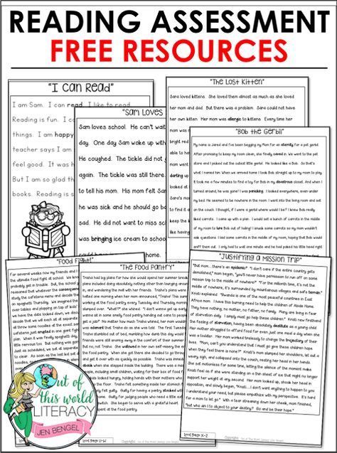 Reading Assessments 2nd Grade, Reading Level Assessment, Leveled Reading Passages, Fluency Passages, Reading Tutoring, Reading Assessment, Reading Specialist, 4th Grade Reading, 3rd Grade Reading