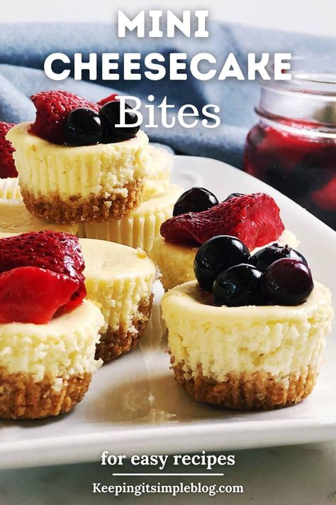 No Bake Cheesecake Muffin Tin, Cheesecake In Muffin Cups, Christmas Mini Muffin Tin Recipes, Mini Pies In Mini Muffin Tin, What To Make In Mini Muffin Pan, Mini Muffin Cakes, Mini Cheesecakes In Mini Muffin Pan, Mini Cheesecake Bites Christmas, No Bake Mini Cheesecake Bites