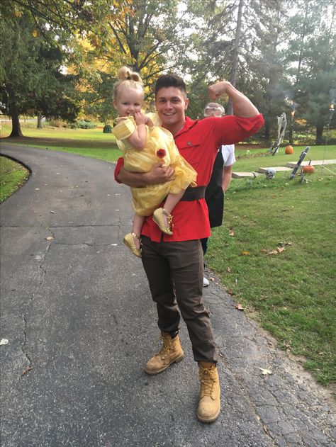 Gaston costume diy Diy Gaston Costume, Gaston Costume, Costume Diy, Diy Costumes, Baby Halloween, 5th Birthday, Halloween Ideas, Costume Ideas, Pumpkin Carving