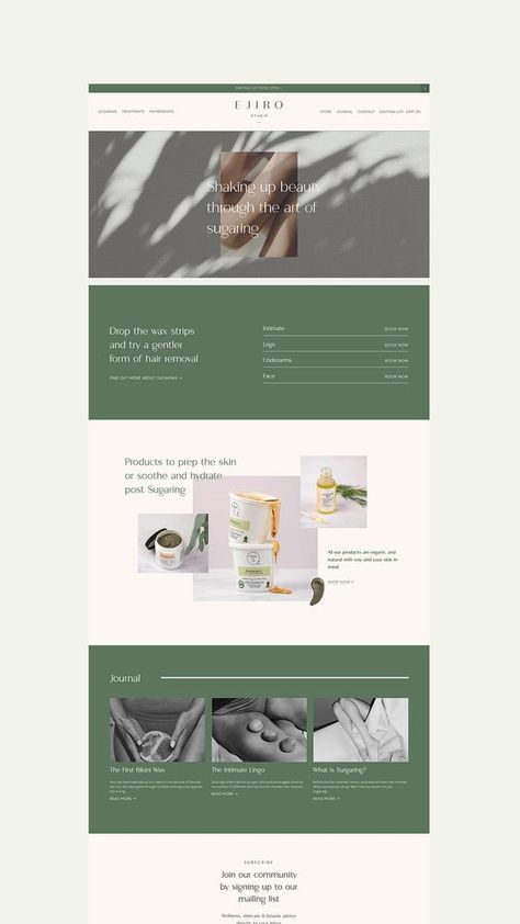 Cosmetic Website, Studio Iris, 블로그 디자인, Minimal Website, Website Design Inspiration Layout, Cosmetics Store, Modern Website Design, Dropshipping Store, Newsletter Template