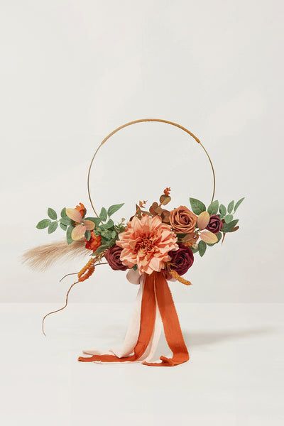 Addresses – Ling's Moment Flower Hoops Wedding, Rustic Chic Fall Wedding, Blush Dahlia, Bridesmaid Wreath, Fall Wedding Tablescapes, Hoop Bouquet, Prom Props, Toss Bouquet, Floral Swags