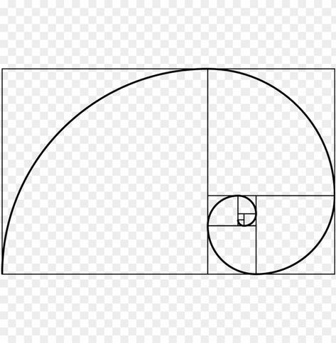 Fibonacci Art, Fibonacci Golden Ratio, Square Printables, Golden Spiral, Fibonacci Spiral, The Golden Ratio, Golden Ratio, Clear Background, Man Style