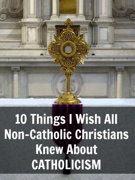 10 Things I Wish all Non-Catholic Christians Knew About Catholicism via @ACatholicNewbie Catechism Of The Catholic Church, Catholic Beliefs, Catholic Education, Catholic Family, Catholic School, Catholic Quotes, Faith Prayer, Eucharist, Catholic Prayers