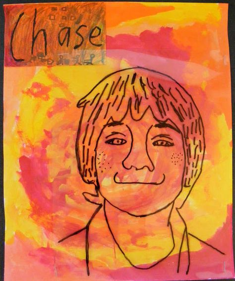 Field Elementary Art Blog!: 2nd Grade Fool-Proof Portraits! Self Portrait Art, 2nd Grade Art, 4th Grade Art, 5th Grade Art, 3rd Grade Art, Ecole Art, Fool Proof, Elementary Art Projects, Art Lessons Elementary