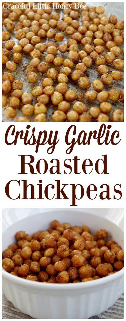 Crispy Garlic Roasted Chickpeas Airfryer Ideas, Baked Chickpeas, Chicken Peas, Garlic Chickpeas, Chic Peas, Chickpea Recipes Roasted, Chickpeas Recipe, Crispy Garlic, Crispy Chickpeas