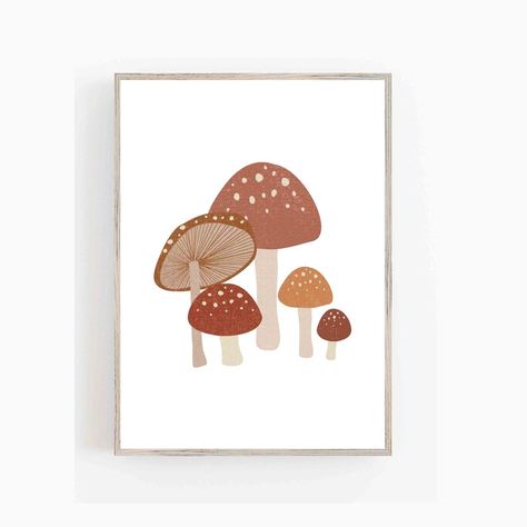 Wildflower Mushroom Sun Rainbow Art Print Boho Nursery Art - Etsy Canada Earthy Prints, Tiny Interior, Noodle Ideas, Boho Nursery Art, Adventure Nursery Decor, Boho Rainbow Nursery, Nursery Floral, Bohemian Nursery, Girl Nursery Themes