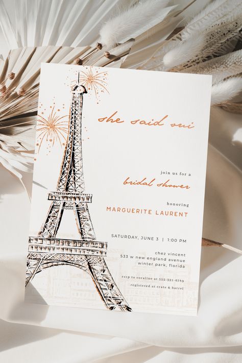 There is an optional back side which has the the famous skyline of Paris, France. This DIY French wedding shower invite sets a romantic, parisian tone for your Paris inspired bridal shower.

bridal shower	bridal shower invite	wedding shower	printable invitation	invitation template	editable template	printable bridal	bridal shower cards	invitation bridal	french bridal shower	paris bridal shower	bridal shower french	eiffel tower bridal Bridal Shower Paris Theme, French Themed Bachelorette Party, French Bridal Shower Theme, Paris Themed Bridal Shower, Paris Wedding Theme, Parisian Bridal Shower Ideas, Chanel Bridal Shower Theme, Chanel Bridal Shower, French Bridal Showers