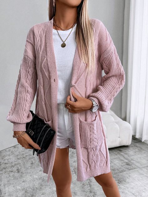 Light pink cardigan