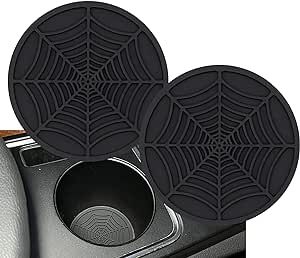 Car Cup Holder Coaster, Bling Car Accessories, Car Deco, Car Cleaner, Cute Car Accessories, Cup Holder Coasters, Black Spider, Car Interior Decor, Black Car