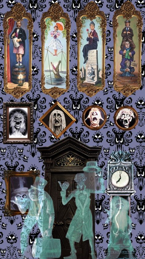 #hauntedmansion Haunted Mansion Wallpaper Desktop, Haunted Mansion Background, Haunted Mansion Wallpaper Iphone, Haunted Mansion Color Palette, Boo To You Disney, Haunted Mansion Phone Wallpaper, Mum Wallpaper, Phone Wallpaper Spooky, Haunted Mansion Aesthetic