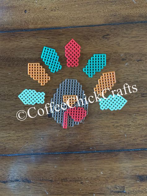 "This listing is for a PLASTIC CANVAS TURKEY. These are cut from 7-mesh canvas. Finished size around 3.75\"w x 3.5\" tall You can choose from any color. Please state your choice(s) at checkout." Plastic Canvas Turkey Patterns Free, Plastic Canvas Turkey, Turkey Pattern, Needlepoint Patterns, Canvas Projects, Color Grouping, Egg Shape, Thanksgiving Turkey, Plastic Canvas