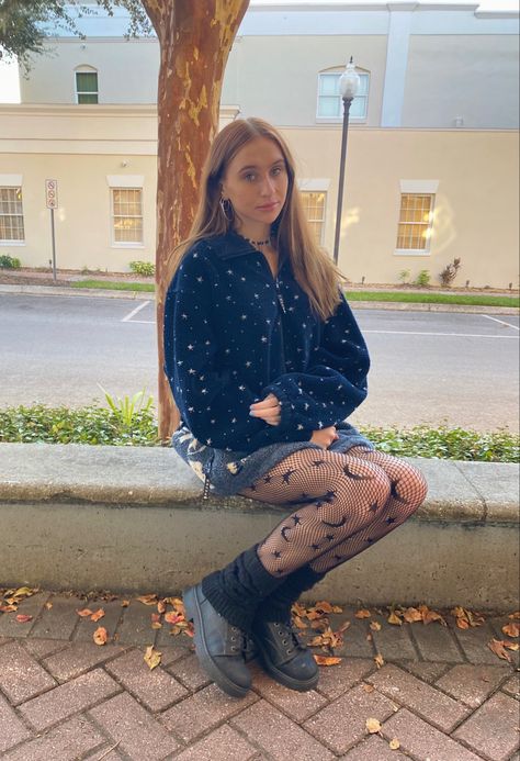 #starsandmoons #thrifted #fashion #outfits #grunge #whimsigothic #whimsical #tights #hippie #christmas #style #vintage #legwarmers Whimsical Christmas Outfit, Fashion Outfits Grunge, Hippie Christmas, Thrifted Fashion, Christmas Style, Whimsical Christmas, Christmas Outfit, Style Vintage, Fashion Inspo