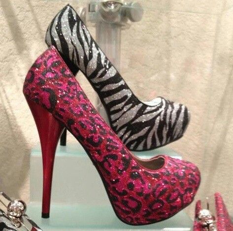 Would love to own a pair of each!! High Heels Boots, Animal Print Shoes, Animal Print Fashion, Hot Shoes, Fabulous Shoes, Shoe Print, Shoe Closet, Crazy Shoes, Pretty Shoes