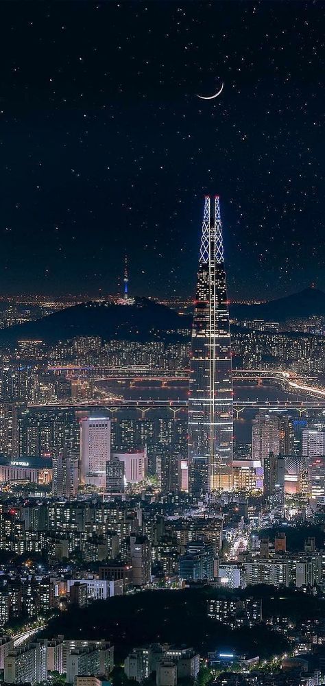 Night In South Korea, Aesthetic Wallpaper South Korea, Seoul Asthetic Picture Wallpaper, Seoul Art Wallpaper, Korea Night Wallpaper, Seoul Korea Aesthetic Wallpaper Iphone, Soul City Korea, Korea Asethic City, Seoul Korea City Night