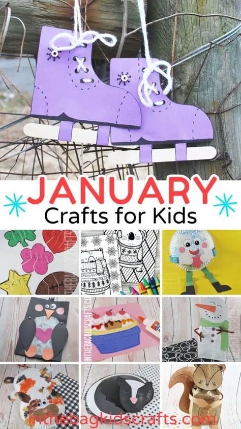 January craft ideas for kids January Crafts For Kindergarten, January Crafts For Kids Preschool, Winter Crafts For Kids Elementary, January Craft Ideas, January Craft Ideas For Kids, January Preschool Crafts, Preschool Winter Crafts, Kids Crafts Birds, Kids Winter Crafts