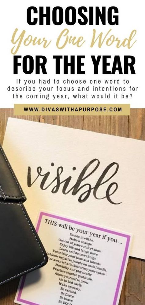 How to Choose Your One Word • Divas With A Purpose Theme Words For The Year, Words For The Year, Word For The Year, Words To Describe Yourself, Theme Words, Words That Describe Me, Debbie Macomber, Focus On Me, Describe Me