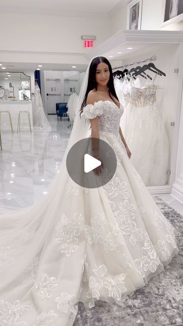 Bridal Reflections on Instagram: "Cheers to a successful opening weekend with @eveofmilady 🥂

Style 4425 from the Couture collection features an a-line silhouette with a subtle basque waist, off-the-shoulder matching straps, a sculptured neckline accenting a sheer lace bodice, and a chapel train.

#bridalreflections #eveofmilady #trunkshow #massapequa #longislandweddings #longislandbride #bridesoflongisland #longislandwedding #longislandeventplanner #longislandweddingvendor #boli" Bridal Reflections, Eve Of Milady, Basque Waist, Nebraska Wedding, Straight Across Neckline, Long Island Wedding, Bride Inspiration, Chapel Train, Be The One