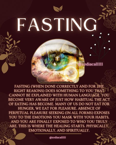 Fasting importance, spirituality, magick, witchcraft Intermittent Fasting Motivation Quotes, Fasting Spiritual Benefits, Fasting For Spiritual Growth, Why Fasting Is Important, Fasting Motivational Quotes, Spiritual Fasting Plan, Fasting Spiritual, Hindu Fasting, Fasting Quotes