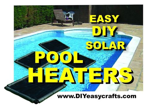 Easy DIY Solar Pool Heater Diy Pool Heater, Solar Pool Heater Diy, Pools And Hot Tubs, Solar Pool Heaters, Piscina Diy, Kleiner Pool Design, Diy Heater, Solar Pool Heater, Pool Heaters