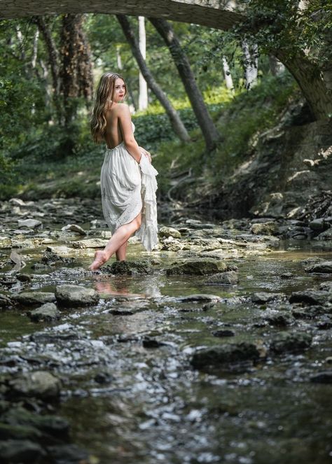 Waterfall Shoot, Waterfall Model, Modelling Ideas, Fairytale Photoshoot, Senior Photoshoot Poses, River Pictures, Lake Photoshoot, Family Photos With Baby, Family Photoshoot Poses