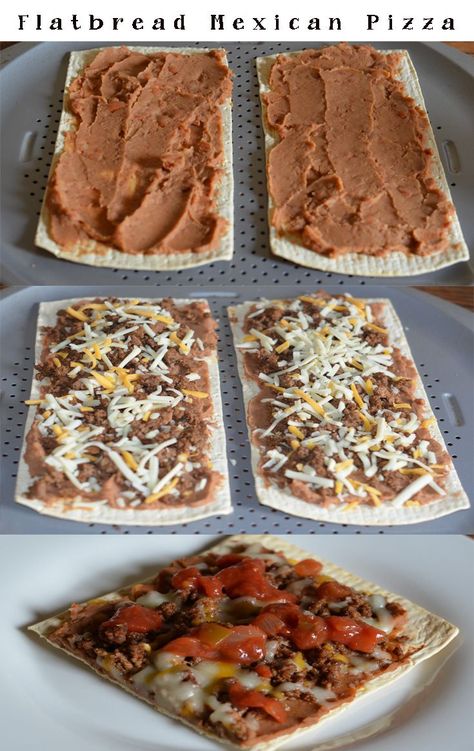 Flatout Recipes, Pizza Mexicana, Mexican Pizza Recipe, Ww Meals, Mexican Pizza, Artisan Pizza, Flatbread Recipes, High Calorie Meals, Healthy Meals To Cook