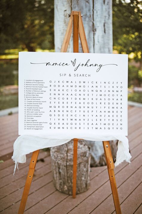 Wedding Word Search Party Game, Modern Wedding Reception Games, Bachelorette Party Games, Bridal Shower Word Search Game, Baby Trivia Games Wedding Guest Word Search, Wedding Word Search, Games Bachelorette Party, Puzzle Printable, Baby Trivia, Reception Games, Wedding Reception Games, Modern Wedding Reception, Intimate Gathering