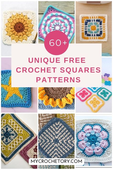 Square Motif Crochet Pattern, Free Crochet Square, Making Blankets, Motifs Granny Square, Crochet Granny Square Tutorial, Crochet Ripple Blanket, Granny Square Projects, Cushion Cover Pattern, Granny Square Crochet Patterns Free